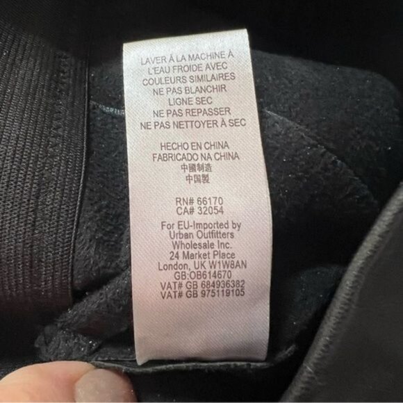 Free People for Urban Outfitters Black Faux Leather High-Waisted Skinny Pants 27 - Picture 7 of 12